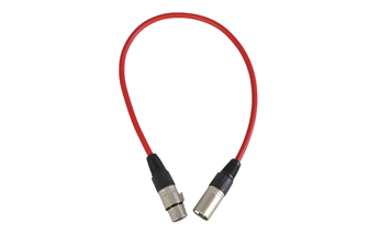 XLR Male to XLR Female Patch Lead 3 Pin Balanced Choice of Length & Colour